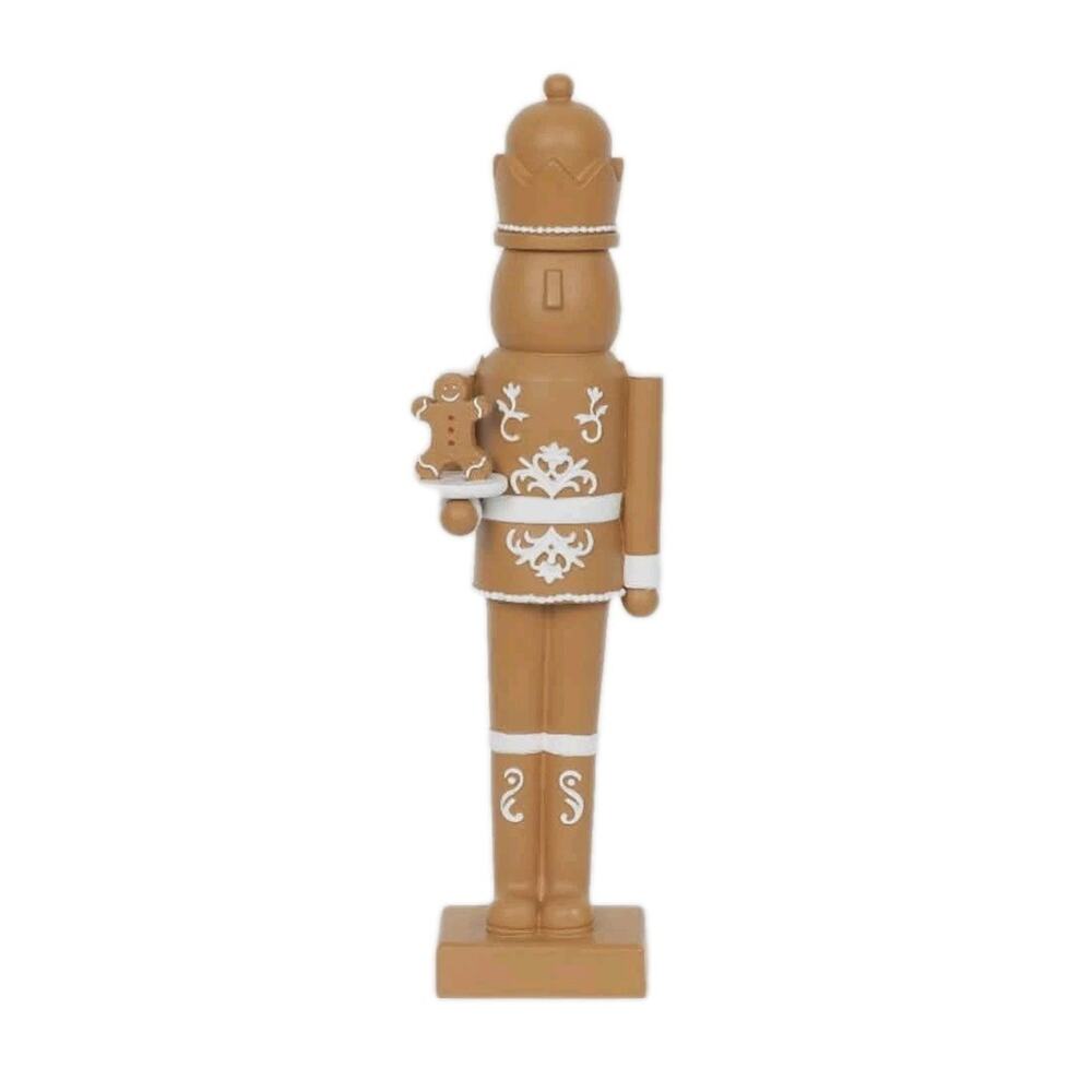 Holiday Time Gingerbread Man Baker Cookie Christmas Nutcracker 13.5"